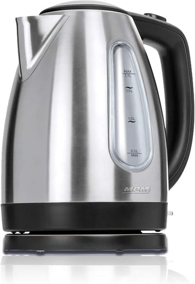 Draadloze Elektrische Waterkoker RVS 1.7 Liter 2200W - BPA-vrij