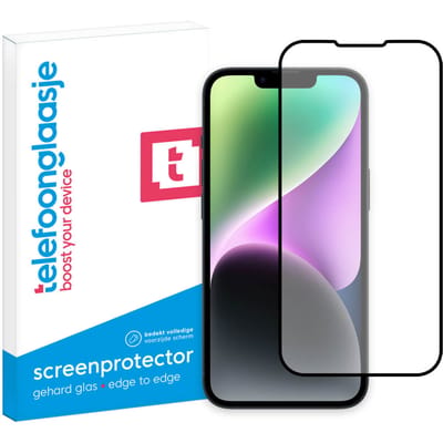 iPhone 15 Plus screenprotector gehard glas Edge to Edge