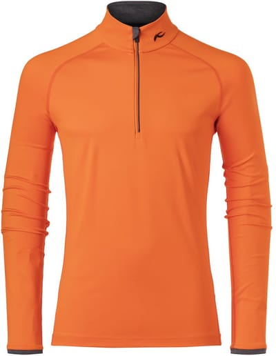 KJUS - Feel midlayer half-zip - Skipully met rits heren - Oranje
