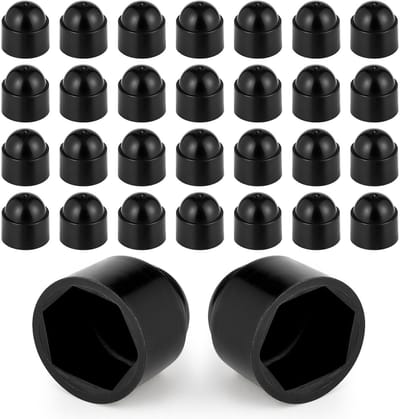 Dailygoods- Beschermkappen Zeshoekig - Kunststof - 30 Stuks - Diameter 2,1 cm - Hoogte 1,9 cm - Binnendiameter 1,68 cm - Duurzaam - Schroefdoppen