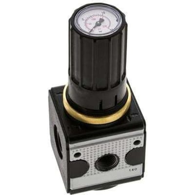 Drukregelaar voor Manifold Assemblage G1/4'' 2250l/min 0.2-6.0bar/3-87psi Zinkspuitgiet Multifix 1
