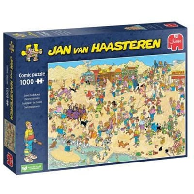 Jan van Haasteren - Zandsculpturen - 1000 stukjes puzzel - Legpuzzel