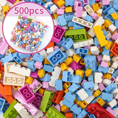 1000 Stuks Kleurdoos Doe-het-zelf Verbeeldingsvolle Bouwstenen Grootverpakkingen Stad Tijdloze Blokken Assemblage Speelgoed Leren Speelgoed Ideaal voor Kinderen caihe