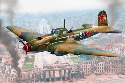 Academy Modelbouwpakket Vliegtuigen - 12357 Ilyushin Il-2 Stormovik Il-2m3 -Berlin 1945- - Propeller Vliegtuig Plastic - 1:48 - Modelbouw