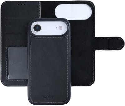 Rixus Duo Magnetic Detachable Wallet For Apple iPhone 17 Air Black