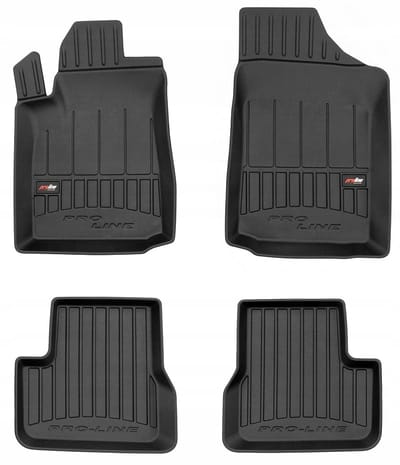 Frogum Citroen C3 I 2002-2010 - Automatten Set (4-delig) - TPE Rubber - 6 cm Hoge Rand - Geurloos