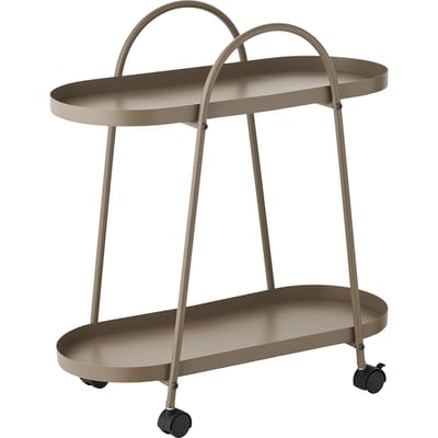 House Collection Trolley 2-Laags Lysa Bruin