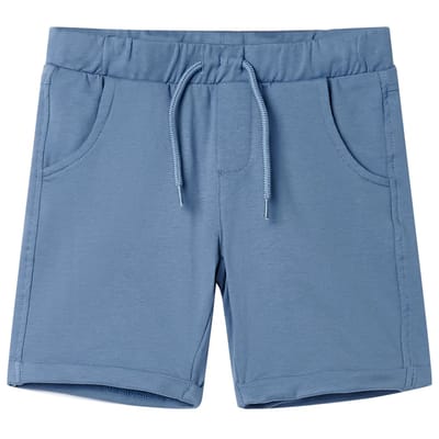vidaXL Kindershorts met trekkoord 92 donkerblauw