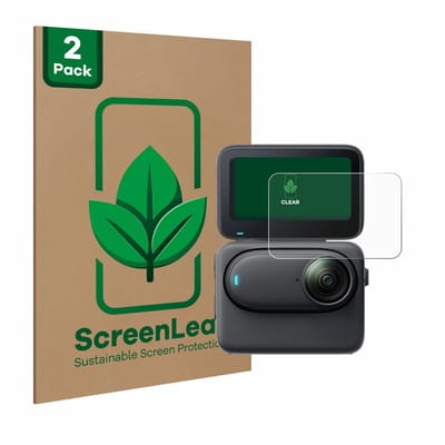 2 Stuks Screenprotector voor Insta360 Go 3S - Hoogwaardige Beschermfolie transparant