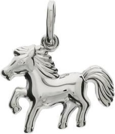 hanger paard zilver gerhodineerd