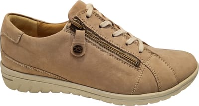 Hartjes Sneakers Dames - Lage sneakers / Damesschoenen - Suède - 162.0883 - Taupe - Maat 41/41+