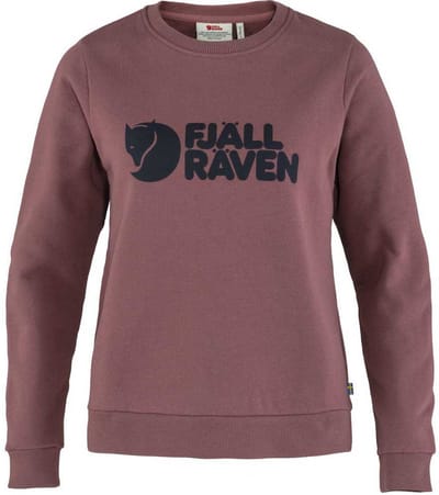 Fjällräven Logo Trui Paars XS Vrouw