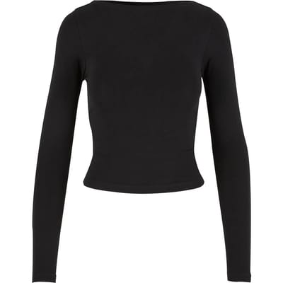Urban Classics - Ruffled Super Slim 2-pack Longsleeve top - 3XL - Zwart/Wit