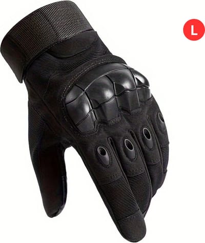 Bovista Airsoft Handschoenen - Tactical - Tactical Gloves - Leger - Tactical Handschoenen Hardknuckle - Paintball - Militaire - Zwart L