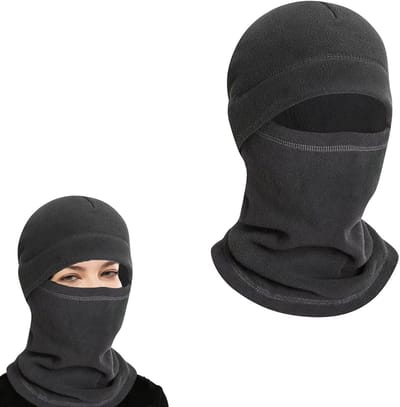 Ademende en Elastische Ski Masker Balaclava, Zacht Polaire Fleece Hoofdbedekking voor Skiën, Fietsen en Hardlopen