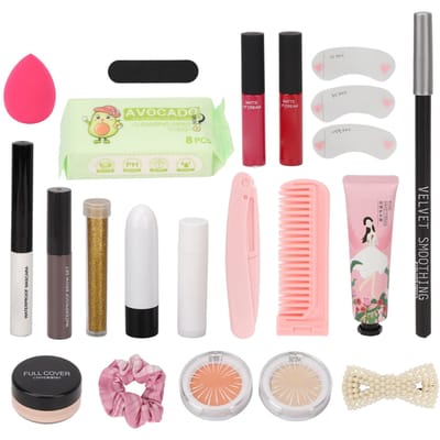 20 stuks Blind Box Make-up Cadeauset Oogschaduw Lipgloss Blusher Volledige Cosmetische Kit voor Beginners
