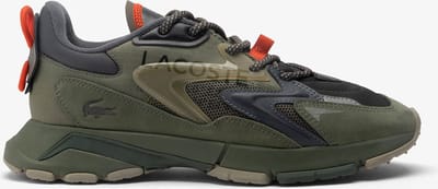 Lacoste L003 NEO TECH 224 1 SMA Heren Sneakers - Legergroen/Oranje - Maat 41