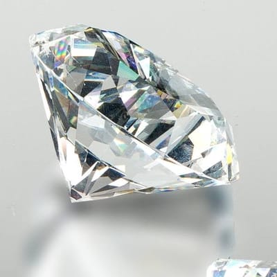 Diamant - Decoratie - Kristal - Kegel - Ø4cm.