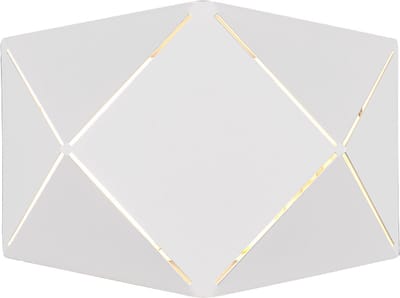 LED Wandlamp - Wandverlichting - Trion Zanda - 6W - Warm Wit 3000K - Rond - Mat Wit - Aluminium
