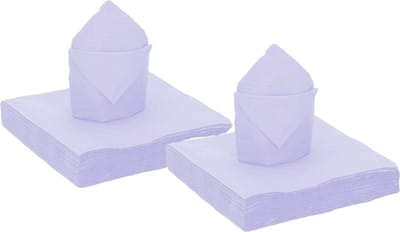 Santex feest servetten - 40x stuks - lila - 40 x 40 cm - papier