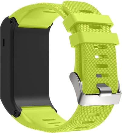 Siliconen bandje - geschikt voor Garmin Vivoactive / Vivoactive HR - limoengroen