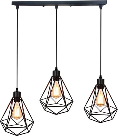 OHNO - Woonaccessoires - Aten Hanglamp - Zwart - Tijdloos - Modern - Industrieël