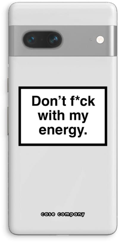 Case Company® - Hoesje geschikt voor Google Pixel 7 hoesje - My energy - Soft Cover Telefoonhoesje - Bescherming aan alle Kanten en Schermrand