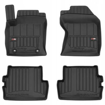 Frogum - 3D Pro-Line - Automatten Set - Geschikt voor FORD Focus MK1 1998-2005 - 4-delig - Hoge Rand 6cm