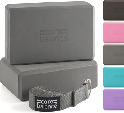 Yoga Blok Set en Verstelbare Yoga Band met D-Ring voor Gemakkelijkere Haltungen
