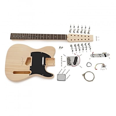 Guitarworks Solo-Cutaway Doe-het-zelf Pakket voor 12-snarige Elektrische Gitaar