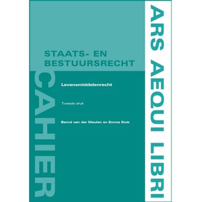 Levensmiddelenrecht - Ars Aequi Cahiers - Privaatrecht - Bernd van der Meulen