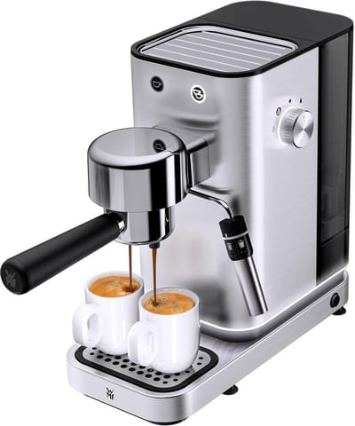 Espresso Machine - Koffiezetapparaat - Luxe Koffie Maken - Krachtig Thermoblock - 1.4 Liter - Mat Zilver