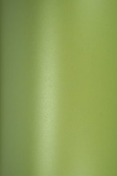 Netuno - groen metallic papier - A4 - 21 x 29,7 cm - 10 vellen - 250 gram - Majestic Satin Lime