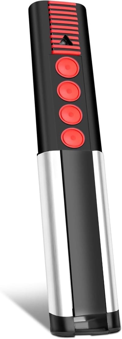 4-Kanalen 434.42MHz Draadloze Afstandsbediening voor Poorten, Compatibel met Diverse Modellen, Inclusief CR2032 Batterij
