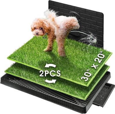 Hondentoilet puppytoilet trainingsonderlegger, indoor hondenpotje, hondentraining 76 x 51 x 6,5 cm