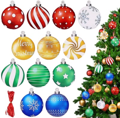 Dailygoods - Set van 36 Houten Kerstdecoraties en Boomhangers