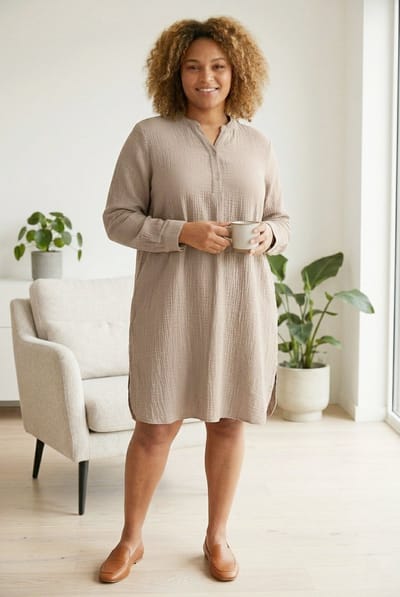 ONLY CARMAKOMA - CARTHYRA LIFE L/S BLK DRESS WVN NOOS - Meisjes - Mini jurken