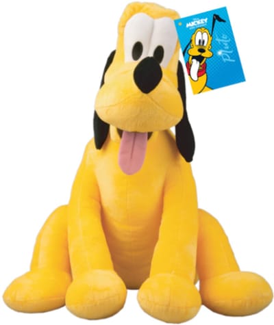 Pluto - Disney Pluche Knuffel met Geluid 24 cm - Speelgoed Knuffels voor Kinderen Jongens Meisjes - Mickey Mouse / Donald Duck