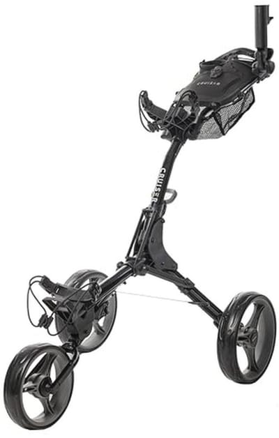 Deluxe Golfwagen met 3 Wielen - Compact en Stevig