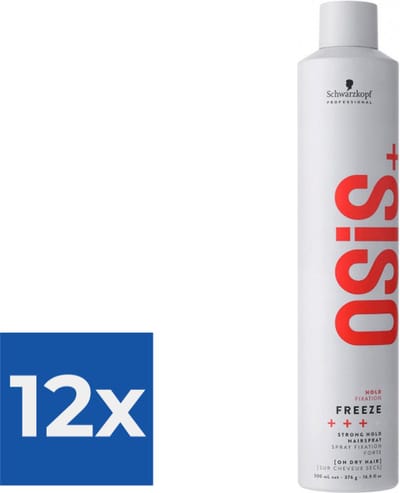 Stevige Fixatie Haarlak Osis Freeze Schwarzkopf - Voordeelverpakking 12 stuks
