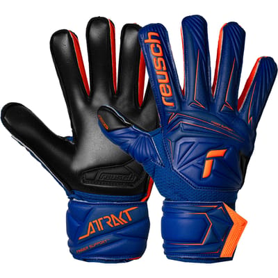 Reusch Attrakt Infinity Finger Support Junior Sharp Blue Keepershandschoenen Kinderen - Maat 4