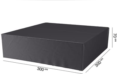Platinum AeroCover - Loungesethoes - 300x300xH70cm - Ademend - Waterproof - Hoge kleurechtheid