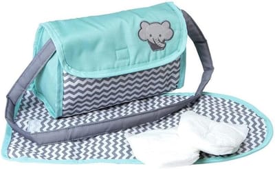 Luiertas voor Babypop met Aankleedkussen en Luiers - Geschikt voor Poppen tot 33 cm