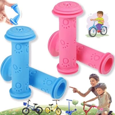Antislip Rubberen Handvatten voor Kinderen - Leuke Stuurhoezen voor Fietsen en Scooters