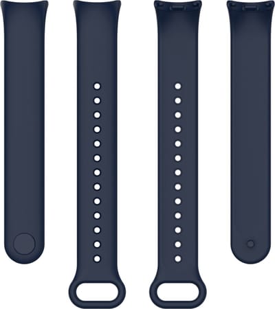 Siliconen bandje - geschikt voor Xiaomi Mi Band 10 / 9 / 8 / Xiaomi Smart Band 10 / 9 / 8 - donkerblauw