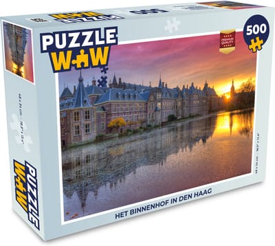Puzzel Het Binnenhof in Den Haag - Legpuzzel - Puzzel 500 stukjes