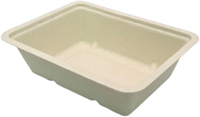 100x Bio Frietbakje A7 - Friet patat frites saus friet bakje snack carnaval festival thema feest