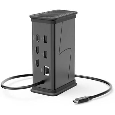 Hama Connect2Office Black USB-hub USB-C Power Delivery