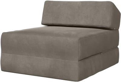 Vouwbare Slaapbank - Opklapbaar Bed Gastenbed - Kleine Ruimtes - Verstelbaar Meubilair - 60 x 70 x 41 cm - Lichtgrijs