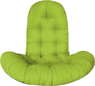 Stoelkussen Vervanging - Hangstoel Kussen - Comfortabel Zitten - Waterbestendige Buitenkant - 130x95cm - Fruitgroen